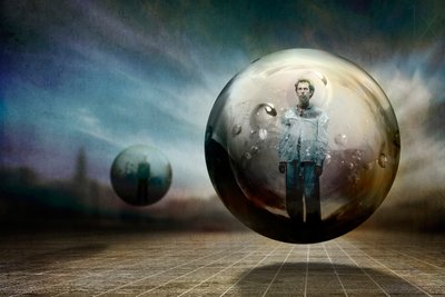 Man Within Floating Sphere by Ben Goossens ✝
