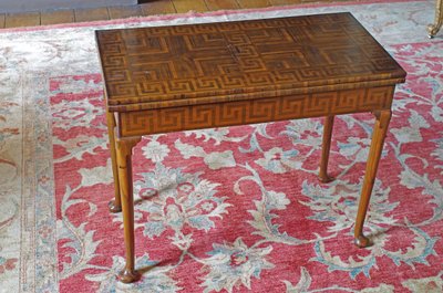 A George II Rectangular Folding Card-Table by Benjamin Goodison