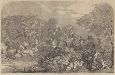 Epsom Races, the Return from the Derby by Benjamin Herring