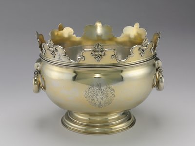 Monteith Punch Bowl, 1715-16 by Benjamin Pyne