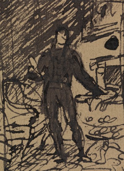 Figure Study of a Man in a Formal Suit by Benjamin Robert Haydon
