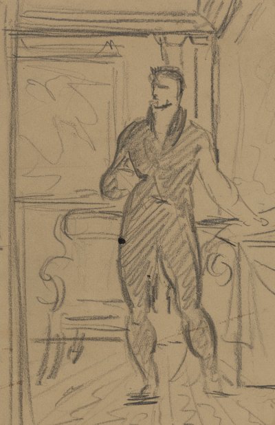 Figure Study of a Man in a Formal Suit by Benjamin Robert Haydon