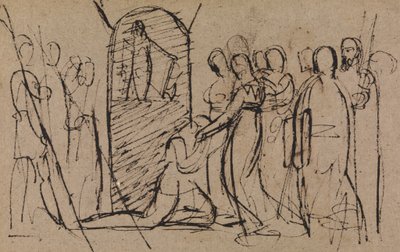 Study of Mary, Queen of Scots, Going to Execution by Benjamin Robert Haydon