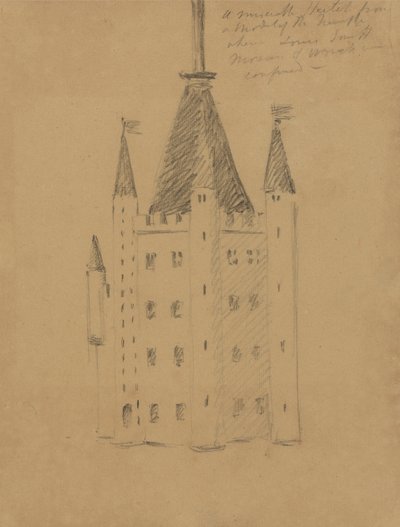 Study of a Castle by Benjamin Robert Haydon