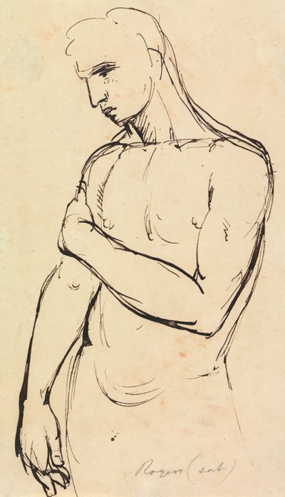 Study of a Young Man by Benjamin Robert Haydon