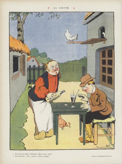 Illustration for Le Rire by Benjamin Rabier