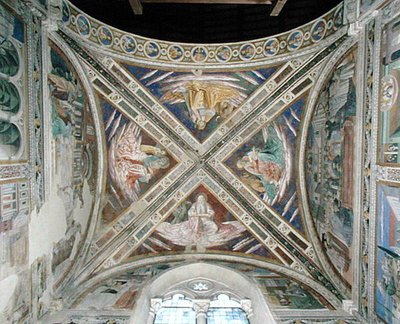 Episodes from the Life of St. Augustine, from the choir ceiling, 1463-65 by Benozzo di Lese di Sandro Gozzoli