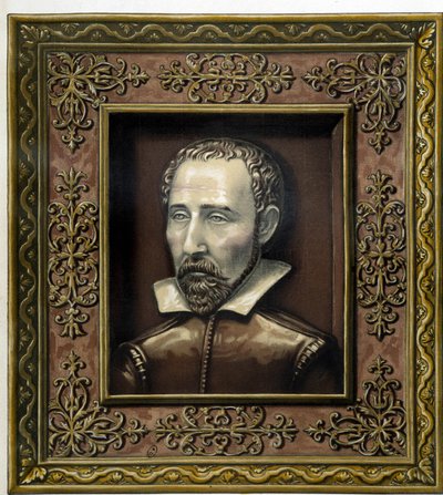 Portrait of Bernard Palissy, executed in earthenware by himself - in 