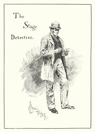 The Stage Detective by Bernard (after) Partridge
