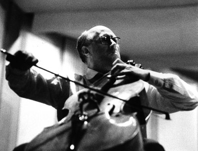 Mstislav Rostropovich by Bernard Perrine