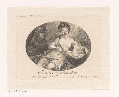 Jupiter and Danaë by Bernard Picart