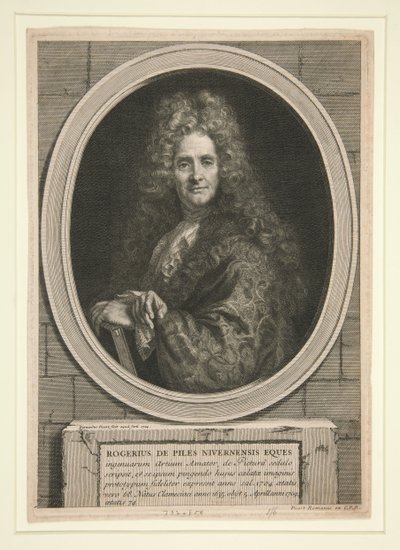Untitled (Portrait of Roger de Piles) by Bernard Picart
