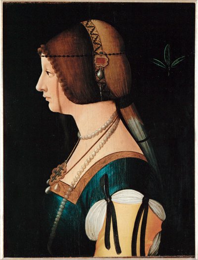 Bianca Maria Sforza, Second Wife of Emperor Maximilian I by Bernardino de