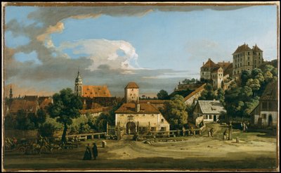 Pirna: The Obertor from the South by Bernardo Bellotto