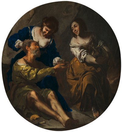 Lot and his Daughters by Bernardo Cavallino