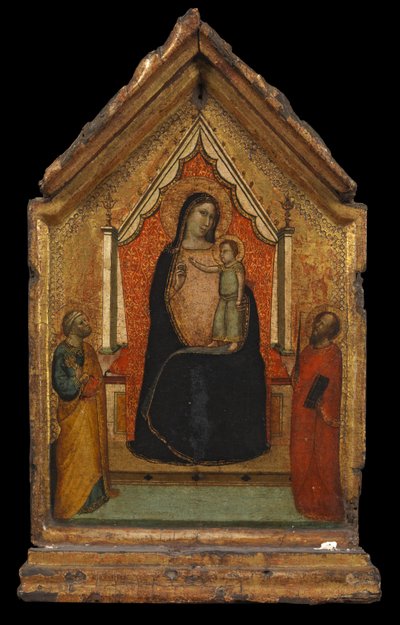 Virgin and Child with Saint Peter and Saint Paul by Bernardo Daddi