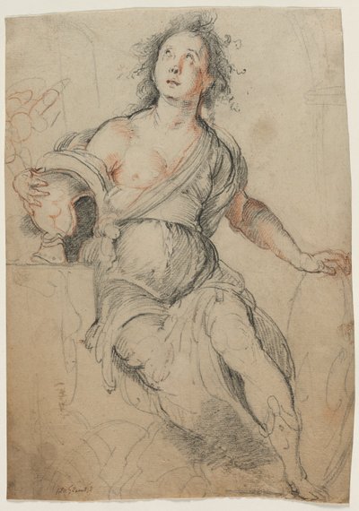 Allegorical Figure by Bernardo Strozzi