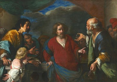 The Parable of the Tribute Money by Bernardo Strozzi