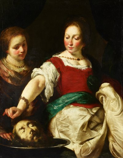 Salome with the Head of John the Baptist by Bernardo Strozzi