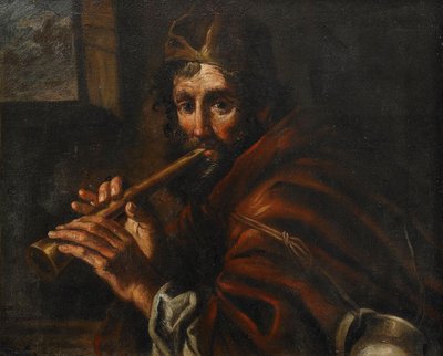 The Flute Player by Bernhard Keil