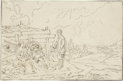 Company in the Dunes by Bernhard Schreuder