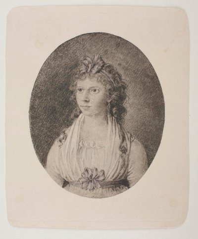 Portrait of Maren Schou West, née Grønlund by Bertel Thorvaldsen
