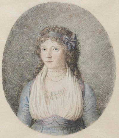 Severine Elisabeth Arnette West, nee Wadskiær by Bertel Thorvaldsen