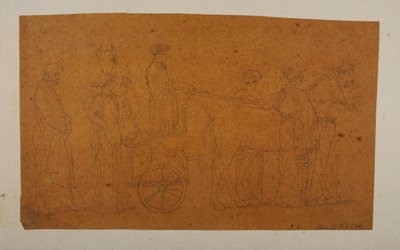 Ulysses Follows Nausicaa and the Maids of Honor by Bertel Thorvaldsen