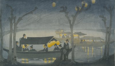 On the River by Bertha Boynton Lum