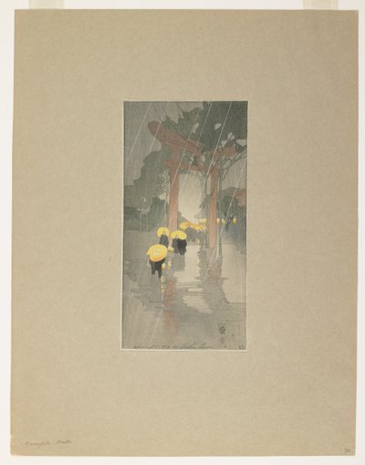 Temple Gate by Bertha Boynton Lum