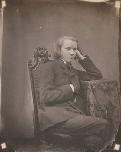 Johannes Brahms, Leipzig, 1853 by Bertha Wehnert-Beckmann