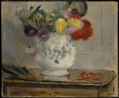 Dahlias by Berthe Morisot