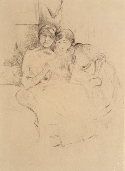 Drawing Lesson by Berthe Morisot