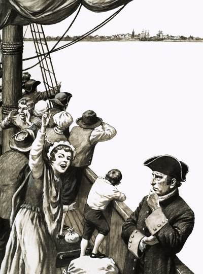 David Thomson did not share in the general excitement as the ship neared Nova Scotia by Bill Lacey