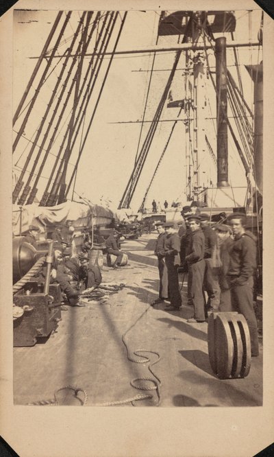 USS New Hampshire, c. 1864–1865 by Blauvelt & Hubbard