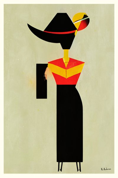 Modern Fashion Figure by Bo Anderson