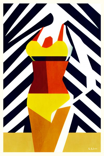 Vibrant Summer Swim by Bo Anderson
