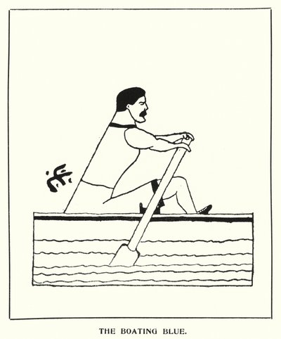 Oxford Quips: The Boating Blue by Bohun Lynch