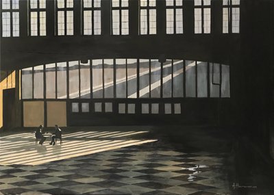 Chess Players In Sunlight by Borgenhag Holmqvist