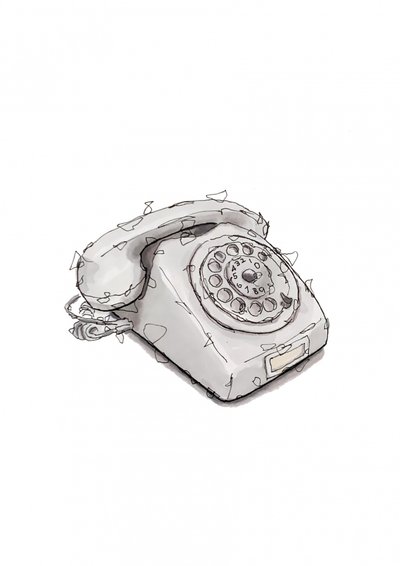 Nostalgic Rotary Phone by Borgenhag Holmqvist