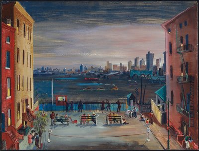 Brooklyn Heights, c.1935 by Boris Dmitrievich Grigoriev