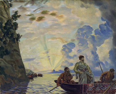 Stepan Razin by Boris Mikhailovich Kustodiev