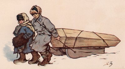 A Burial in Soviet Russia by Boris Vasilievich Zvorykin