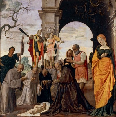 Adoration of the Child by Bramantino