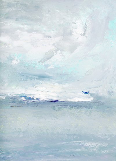 Distant Plane Clouds by Breanna Megan Studio