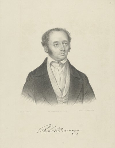 Portrait of Adolph Bernhard Marx by Breitkopf and Härtel