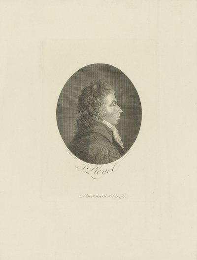 Portrait of the Composer Ignace Pleyel by Breitkopf and Härtel