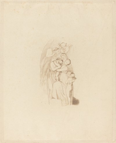 Holy Family with Angels l.1: The March of the Intellect by British 19th Century