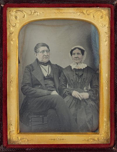 Portrait of a Man and Woman by British Photographer