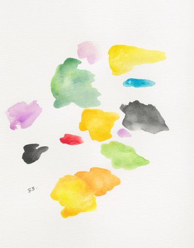 Colorful Fluid Shapes by Bronwyn Baker